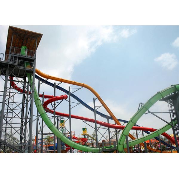 Sunshine Coast Water World Park Magicloop Water Slide Playground For Kids / Adults