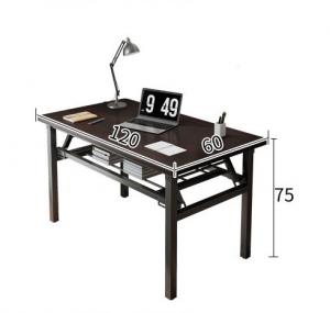 Buy cheap Home Office Furniture Manufacturers Simple Folding Computer Long Table Iron Frame Desk product