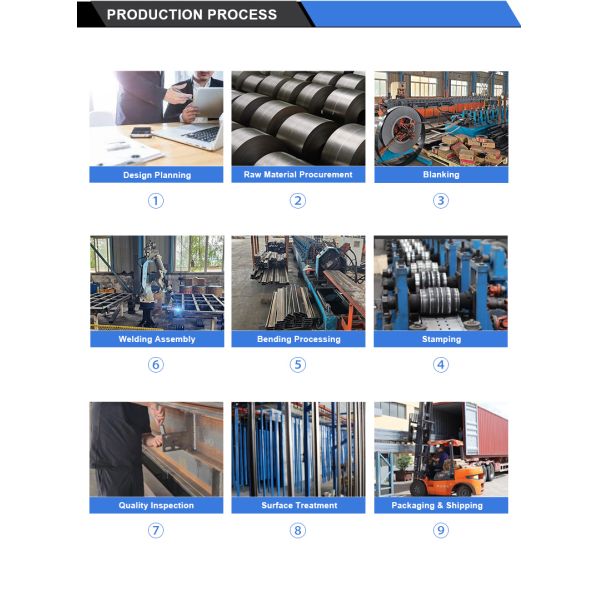 CE Certified Heavy-Duty Drive-In Racking System, Exquisite 5-Level Through-Type Warehouse Racking