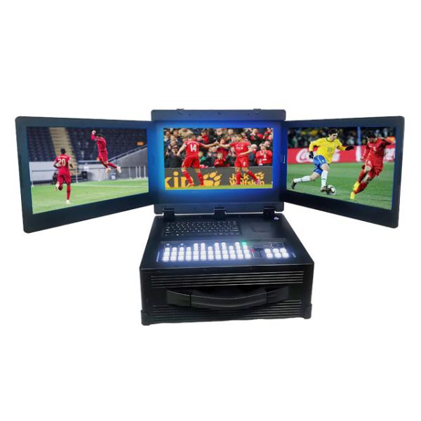 Quality I7 CPU 12CH Live Stream Video Mixer Switcher Equipment Capture Telecast Production for sale