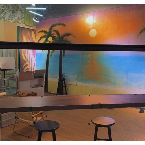 Garden Culinary Folding Window Connecting Indoor Counters to Outdoor Planter Box Herb Gardens