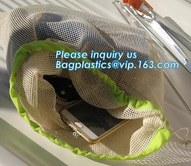high quality reusable Cotton Mesh Net bag Shopping Tote Bag for foods and vegetable,Extra lightweight cotton net mesh ba