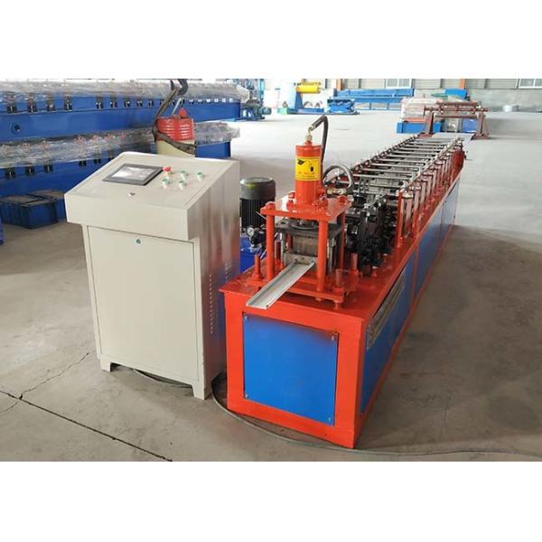 Weight 2.5 Tons Rolling Shutter Door Roll Forming Machine With Manual Feeding Decoiler