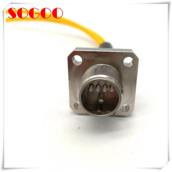 ODC Connector Socket Female Fiber Optic Cable , Indoor Fiber Optic Cable Customized Length