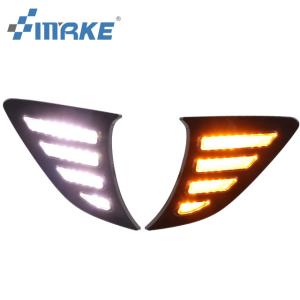 Daytime Running Led Lights With Yellow Turn Signal Lamp Fogr For Suzuki Ciaz 2019