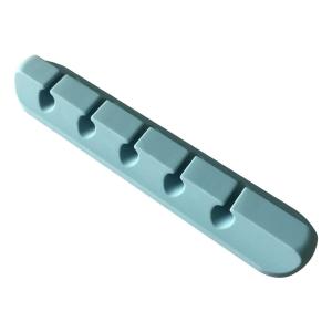 Customized Silicone 5-Hole Patch Cord Manager Cable Clamp For Office And Home Use
