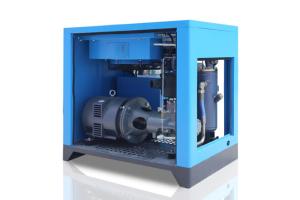 China 22KW Oil Injected Screw Air Compressor 30HP Energy Efficiency Silent Stable on sale