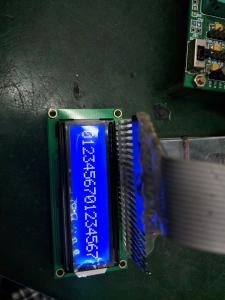 Buy cheap Monochrome Character LCD Display Module , 80*36mm Industrial LCD Modules product