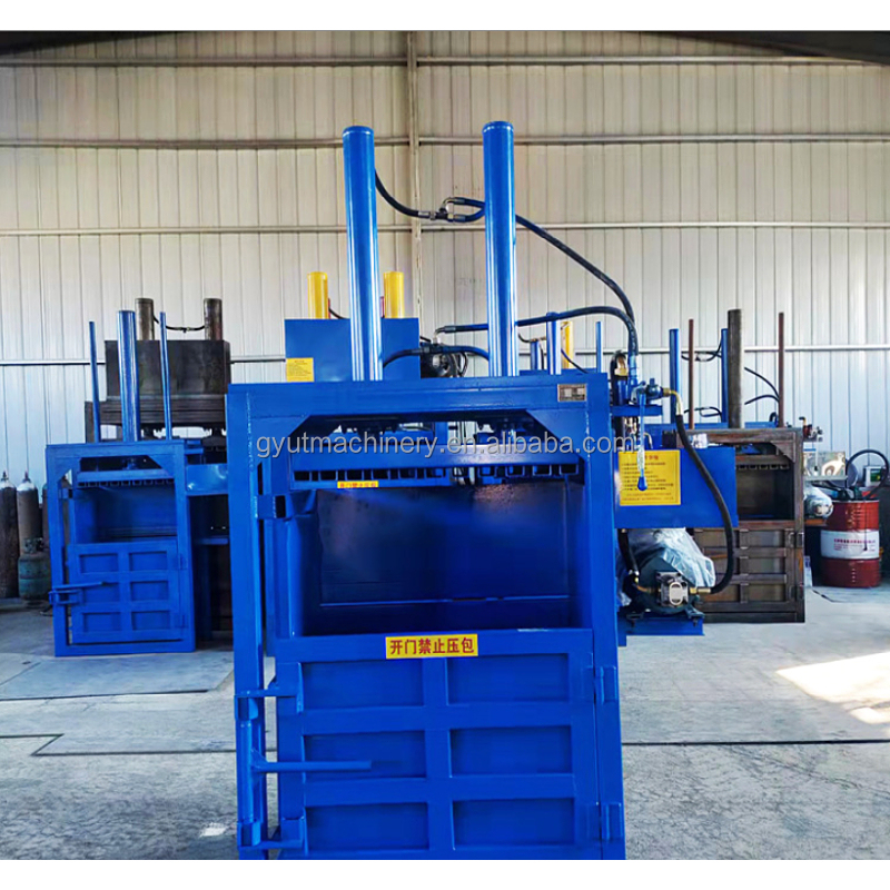 Stand-up Pouch Packaging Type Carton Compress Baling Machine for Waste Paper Used Cloth