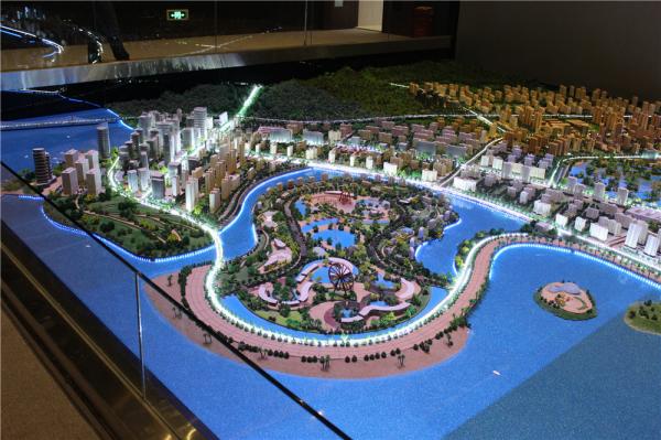 Quality 1 / 1000 Scale Miniature Architectural Models For Urban Planning Display for sale