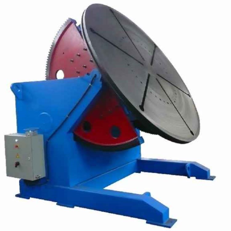 High Precision Welding Robot Positioner Turntable Locator Machine Size 500mm