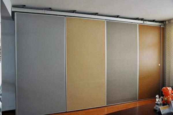 Quality Commercial Sliding Partition Walls / 65mm Thickness Folding Room Dividers for sale