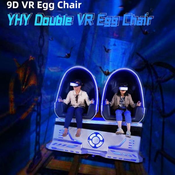 3 DOF Egg 9D VR Cinema Roller Coaster Shooting Game Machine For Amusement Park