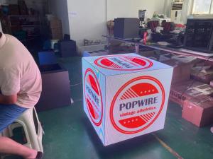 Buy cheap 220v Led Screen Cube Synchronous / Asynchronous product