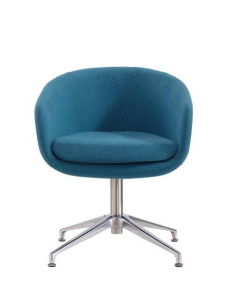 Quality Waiting Room Modern Classic Office Chair Fabric Cover Fireproof Foam Visitors Use for sale