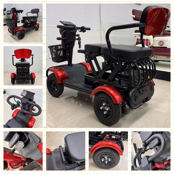 50KG Elderly Mobility Scooter 4 Wheeled Multifunctional Assistant