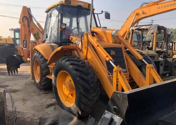 Quality Small JCB 4CX Second Hand Backhoe Loader 2015 Year 7800KG Operating Weight for sale