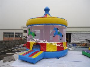 China carousel bouncy castle , inflatable bouncer castle , sale cheap bouncy castle on sale