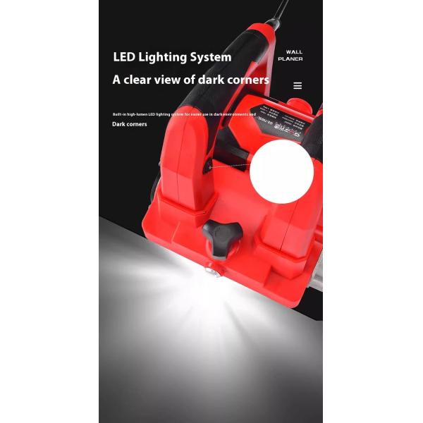 Boben Wall Planer, Dust-free Putty Powder Spray Wall Scraper, Wall Scraper, Ash Scraper, Electric Wall Grinder