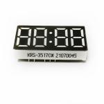 White Color 7 Segment 4 Digit Display LED Clock Displays Low Power