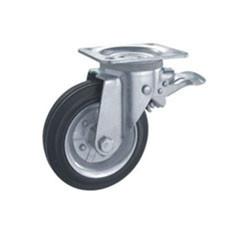 Quality Rubber Garbage Container Caster with Brake for sale