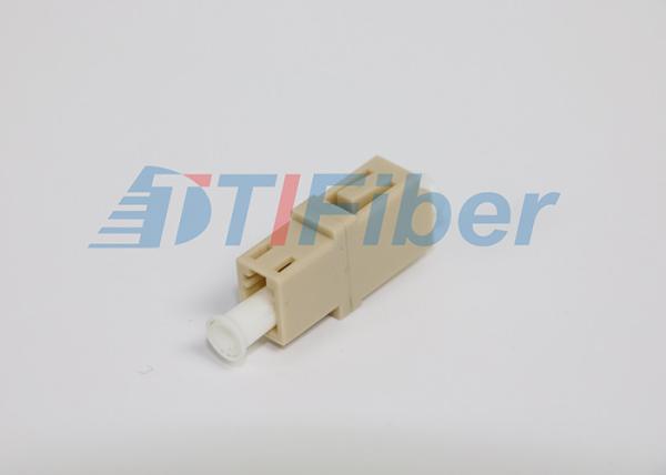 Quality LC / PC Multi mode FTTH Network Fiber Optic Adapter Low Insertion Loss for sale