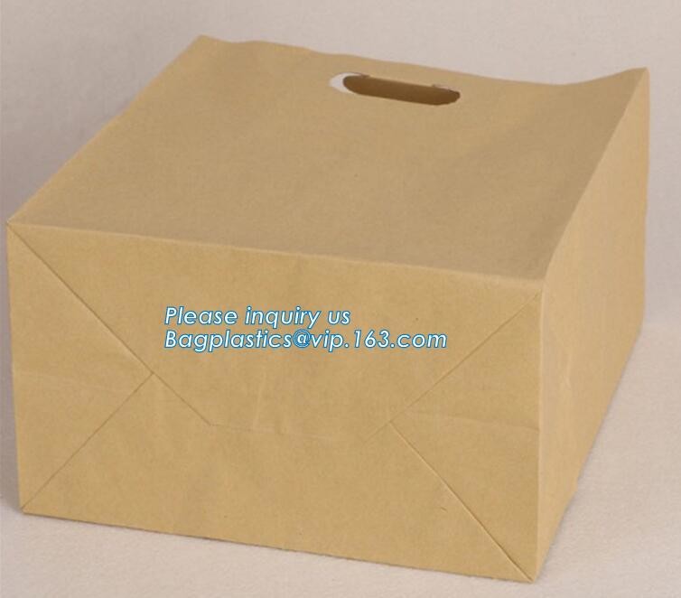 Custom Printing Recycled Brown Kraft Paper Bags,Custom Printed Factory Glassine Paper Bread Small Brown Bag, bagease
