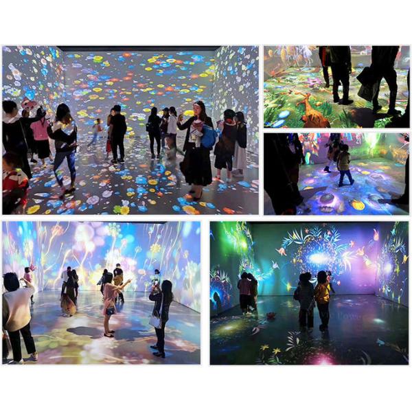Kids Entertainment Interactive Holographic Display Wall Projection Games