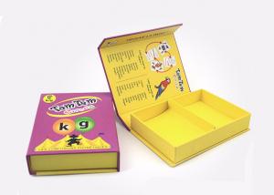 China Handmade Cardboard Magnetic Closure Box Slide Out Box With Foam Insert on sale