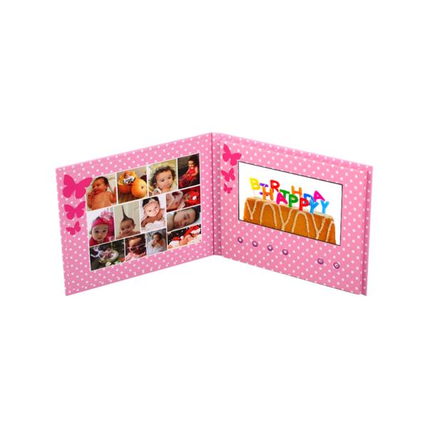 Quality 7inch LCD media player brand video brochure invitation card for business marketing advertising for sale