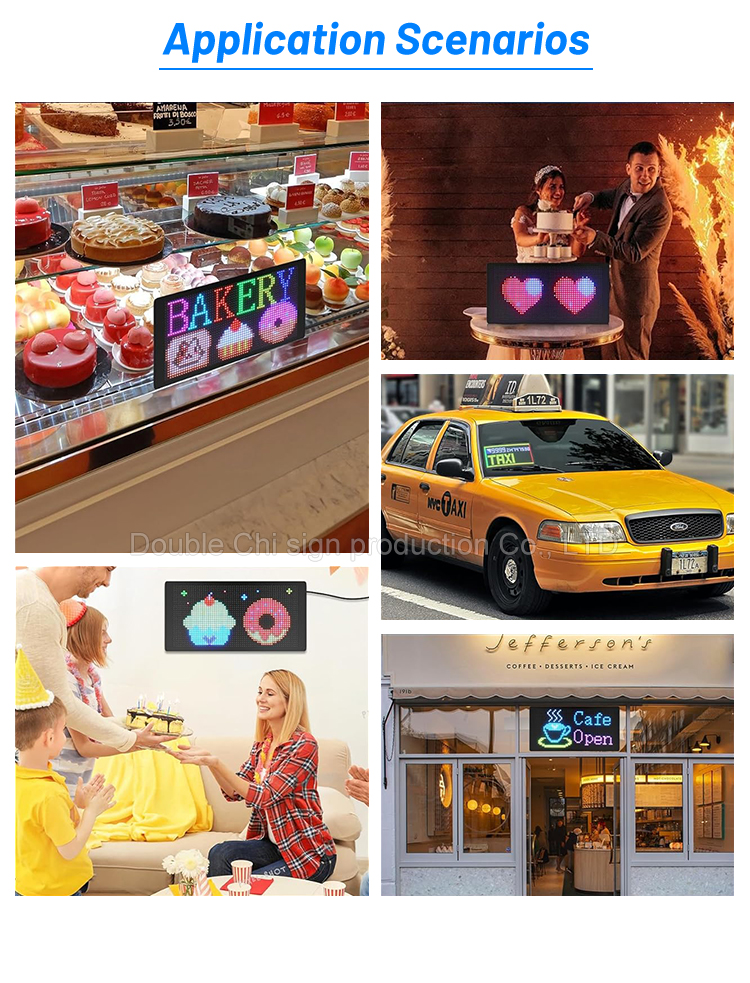 ODM LED Matrix Panel Scrolling LED Sign Display for Programmable Messages