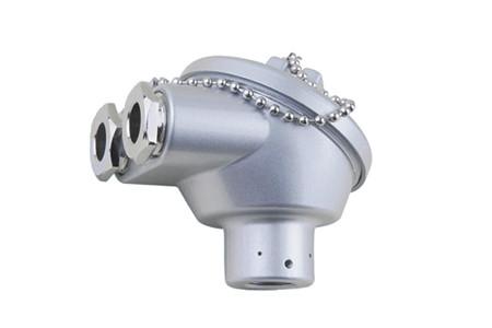 Quality Silver Thermocouple Terminal Head Aluminum Adc12 Material Dust Resistant for sale