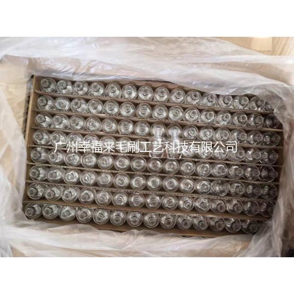 Plastic Pp Nail Polish Brush White Black For Personal Care Nail Bottle