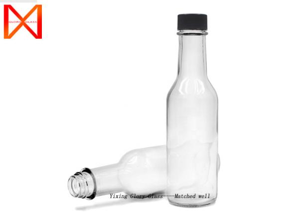Quality Tomato Spicy Glass Sauce Jars Multifunction Various Mouth Bottom Design for sale
