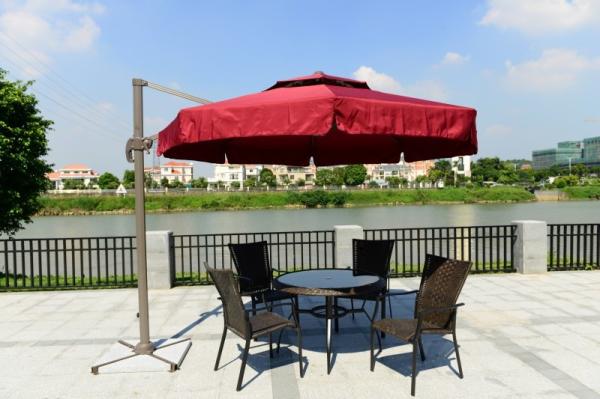 Quality 3m red sun umbrella solar umbrella beach umbrellas for sale