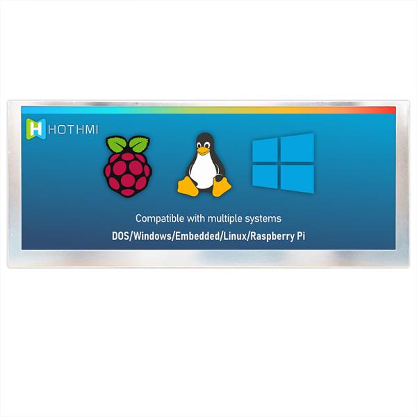 10.3 Inch 1280x480 LVDS IPS LCD Display Vehicle Grade