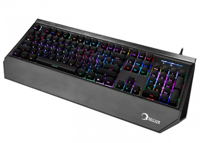 KG903 Mechanical Gaming Keyboard with Blue Switch, 104 Keys LED Backlit Anti-ghosting USB Wired Mechanical Keyboard