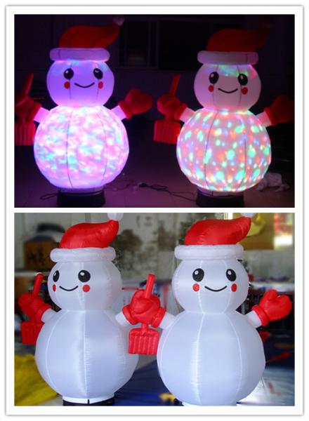 Quality Lighting Inflatable Snowman for Christmas and Promotion Decoration for sale