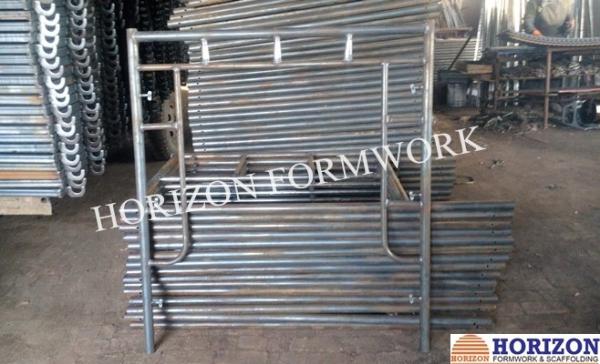 Quality Stable Frame Scaffolding System , Q235 Steel Scaffolding Frame Type 1524x1700mm for sale