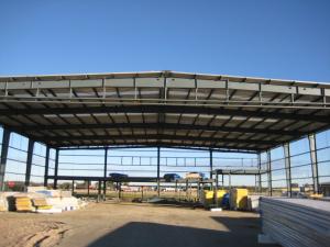 Galvanized Or Painted Steel Frame Surface Prefabricated Steel Structure Building With Fabrication Service And Construction
