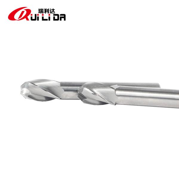 4 Flutes Tungsten Solid Carbide 45 Degree Chamfer Cutter For Aluminium CNC Milling