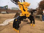 Q355B High-Quality 47'' Excavator Hydraulic Ratating Grapple Customizable Color