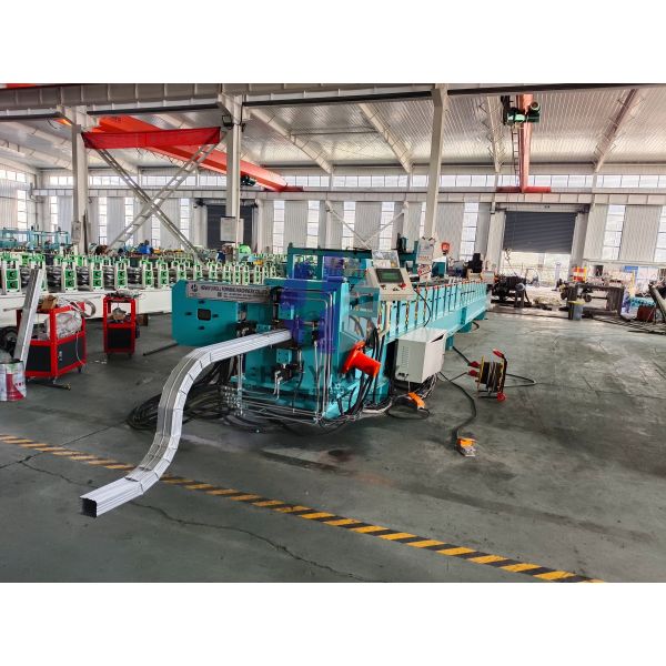 Automatic Hydraulic Downspout Pipe Forming Machine16 Forming Stations For Rainwater Pipe