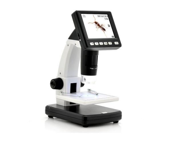 3.5 Inches Portable And Standalone 500x5M LCD Digital Microscope For High