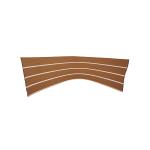 Professional PVC Yacht Decking Solution for Safe Navigation in Teak and Grey