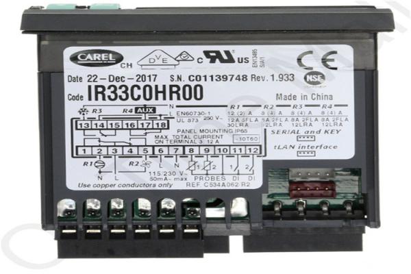 Quality 8A CCC Temperature Humidity Controller Carel IR33C0HR00 for sale
