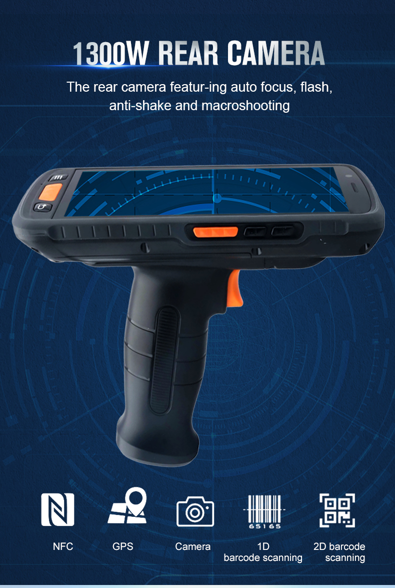 OEM Industrial PDA with Android 2D Barcode Scanner Rugged Handheld Computer Terminal Stock Available
