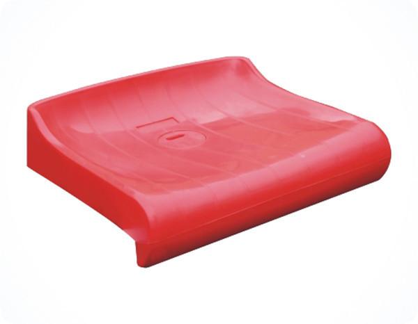 Quality High Density Polypropylene Injection Flat Plastic Bleacher Seat Flame Retardant for sale