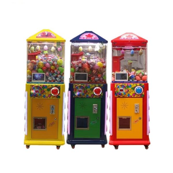 Kiddy Lollipop Sugar Candy Prize Snack Vending Game / Coin Pusher Arcade Machine