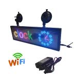 Wifi 4G USB Control Led P6 P8 P10 Car Window Display Screen